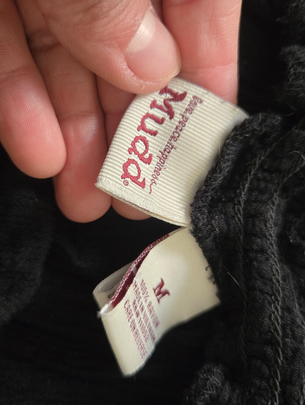 Mudd Textured Split Pants - Picture 4 of 4